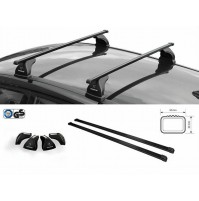 BARRE PORTATUTTO AUDI A3 3P. 2003-2012 8P1 NORDRIVE EVOS QUADRA CON CHIAVI