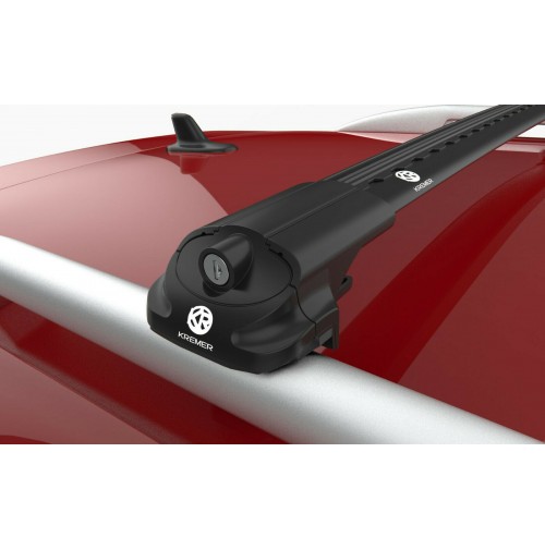 BARRE PORTATUTTO IN ALLUMINIO PER RENAULT CLIO SPORTER2013>RAILING STANDARD  NERO