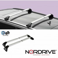 BARRE PORTATUTTO NORDRIVE SNAP ALU AUDI Q3 2011-2018 PROFILO INTEGRATO.