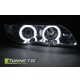 FARI ANTERIORI XENON ANGEL EYES 3D CHROME BMW E46 04.03-06 COUPE CABRIO 