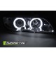 FARI ANTERIORI XENON ANGEL EYES 3D CHROME BMW E46 04.03-06 COUPE CABRIO 