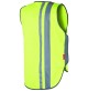 GIUBBINO RIFRANGENTE CON ZIP WOWOW LIGHT WEAR YELLOW,BICI,RUNNING,EMERGENZA