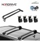 NORDRIVE SNAP STEEL Portatutto Portapacchi MERCEDES GLA DAL 04/2020,PROFILO INT.