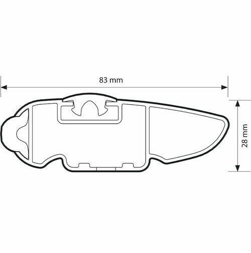 PORTAPACCHI BARRE PORTATUTTO NORDRIVE SILENZIO ALLUMINIO FORD FUSION 2002- 2012.